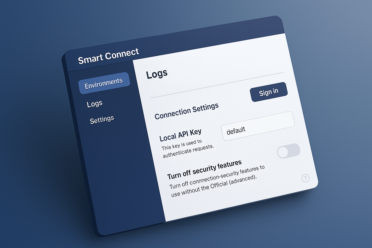 Actions and Settings